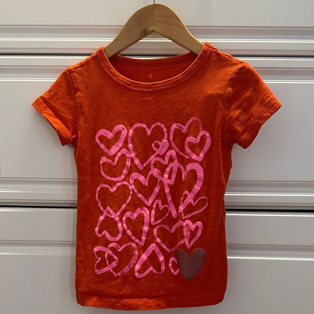 J. Crew heart shirt